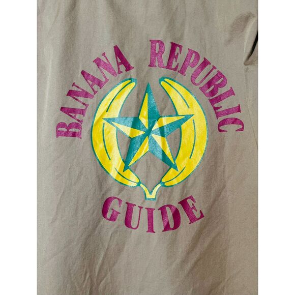 NWT Banana Republic Guide Heritage Khaki Tan Button Down Shirt Med $69 Gorpcore - Picture 4 of 12